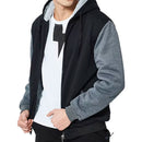 Jaqueta Masculina Camuflada com Capuz e Forro Fleece – Casaco de Inverno Grosso e Quente