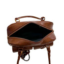 Bolsa Feminina Marrom com Múltiplos Bolsos Grande Capacidade – Bolsa Transversal e de Ombro para Trabalho e Uso Diário