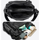 Bolsa Feminina Vintage Transversal com Múltiplos Compartimentos – Bolsa de Ombro para Trabalho, Viagens e Uso Diário