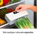Seladora Magnética Portátil Recarregável – Fechamento Hermético para Snacks e Alimentos