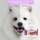 Lenços Umedecidos para Limpeza dos Olhos de Cães e Gatos – Remove Manchas de Lágrimas e Secreções