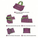 Bolsa Dobrável Feminina Grande Capacidade – Reutilizável, Eco-Friendly e Ideal para Compras e Viagens