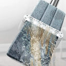 Mop Flat com Sistema de Torção Automática – Esfregão Limpeza de Piso com Refil em Microfibra para Uso Seco e Úmido
