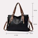 Bolsa Feminina Tote Grande em PU Macio, Bolsa de Ombro e Transversal Elegante para Uso Diário