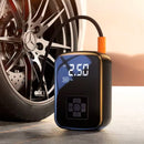 Compressor de Ar Portátil Sem Fio para Pneus – Calibrador Elétrico Digital para Carro, Moto e Bicicleta