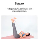 Elástico de Exercícios com Pedal para Treino em Casa – Fortalecimento, Abdômen e Fitness