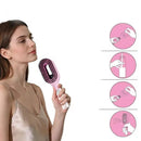 Escova Spray 2 em 1 para Cabelos – Pente com Reservatório de Água para Desembaraçar, Modelar e Reduzir o Frizz
