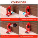 Trava Portátil de Porta com Alarme – Segurança para Casa, Hotel e Viagens