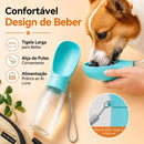Garrafa Portátil para Cachorro e Gato com Bebedouro Integrado – 300ml e 500ml para Passeios e Viagens