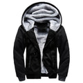 Jaqueta Masculina Camuflada com Capuz e Forro Fleece – Casaco de Inverno Grosso e Quente