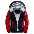 Jaqueta Masculina Camuflada com Capuz e Forro Fleece – Casaco de Inverno Grosso e Quente