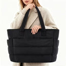 Bolsa Tote Feminina Acolchoada e Espaçosa – Ideal para Viagem, Trabalho e Dia a Dia
