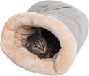Cama Toca para Gatos e Cachorros Pequenos – Ninho Quentinho Desmontável para Outono e Inverno