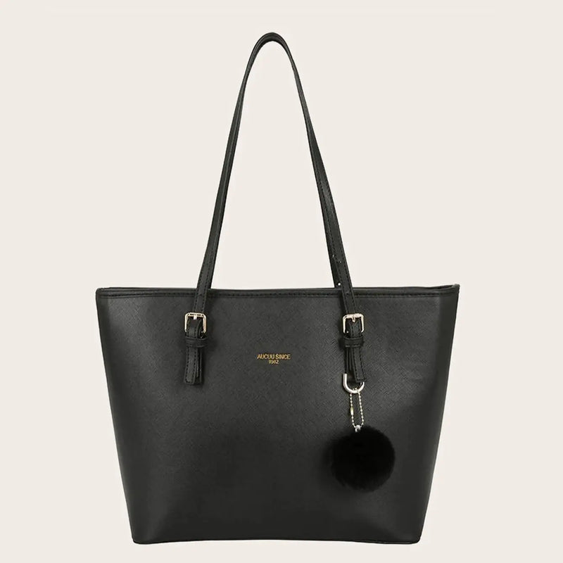 Bolsa Feminina de Couro Sintético com Múltiplos Zíperes – Bolsa Transversal e de Ombro Casual para Uso Diário