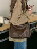 Bolsa Feminina de Couro Premium Grande Capacidade – Tote Elegante com Alça de Ombro para Trabalho e Uso Diário
