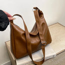 Bolsa Feminina de Couro Sintético Premium Grande Capacidade – Elegante para Trabalho, Passeios e Uso Diário