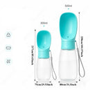 Garrafa Portátil para Cachorro e Gato com Bebedouro Integrado – 300ml e 500ml para Passeios e Viagens