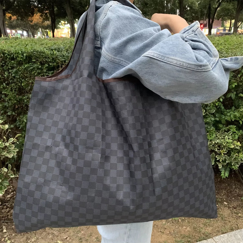 Bolsa Dobrável Reutilizável Feminina Eco-Friendly – Compacta, Leve e Ideal para Compras e Viagens