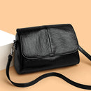 Bolsa Feminina Transversal Vintage em Couro PU – Elegância Retrô e Sofisticação para o Dia a Dia