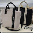 Bolsa Feminina de Nylon Impermeável com Grande Capacidade – Tote Bag Casual Transversal e de Ombro