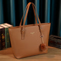 Bolsa Feminina de Couro Sintético com Múltiplos Zíperes – Bolsa Transversal e de Ombro Casual para Uso Diário