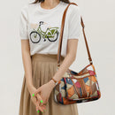 Bolsa Feminina Vintage Elegante com Múltiplos Bolsos – Transversal e de Ombro para o Dia a Dia