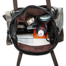 Bolsa Feminina Grande de Ombro em Couro Sintético – Bolsa Hobo Elegante para Trabalho, Viagens e Uso Diário