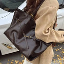Bolsa Feminina Vintage Marrom Grande Capacidade – Elegância e Sofisticação para Trabalho e Dia a Dia