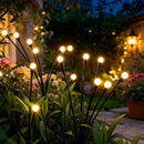 Luzes Solares Firefly para Jardim – Iluminação Decorativa Impermeável com Efeito Vagalume para Área Externa
