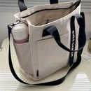 Bolsa Feminina de Nylon Impermeável com Grande Capacidade – Tote Bag Casual Transversal e de Ombro