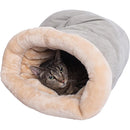 Cama Toca para Gatos e Cachorros Pequenos – Ninho Quentinho Desmontável para Outono e Inverno