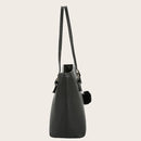 Bolsa Feminina de Couro Sintético com Múltiplos Zíperes – Bolsa Transversal e de Ombro Casual para Uso Diário