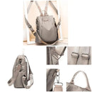 Mochila Feminina Antifurto Impermeável – Oxford Premium com Grande Capacidade para Viagens e Dia a Dia