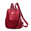 Mochila Feminina Antifurto Colorida Impermeável – Oxford Premium para Viagens, Trabalho e Dia a Dia