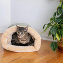 Cama Toca para Gatos e Cachorros Pequenos – Ninho Quentinho Desmontável para Outono e Inverno