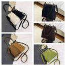 Bolsa Feminina Retrô Grande Capacidade em Couro Sintético – Bolsa de Ombro e Transversal com Fecho Clássico para Trabalho e Uso Diário