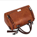Bolsa Feminina Grande Capacidade com Tassel – Bolsa de Ombro e Transversal com Zíper e Alça Removível
