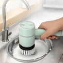 Escova Elétrica de Limpeza Recarregável USB – Removedor de Sujeira para Banheiro, Cozinha, Azulejos e Louças