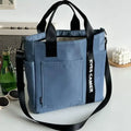 Bolsa Feminina de Nylon Impermeável com Grande Capacidade – Tote Bag Casual Transversal e de Ombro