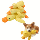 Brinquedo de Pelúcia Patinho para Cachorro com Apito – Mordedor Resistente para Cães Pequenos e Médios
