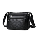 Bolsa Feminina Preta de Couro com Grande Capacidade e Divisórias – Elegante e Resistente