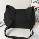 Bolsa Feminina Transversal Grande Capacidade – Bolsa de Ombro com Fechamento em Zíper e Pingente Decorativo