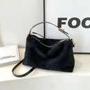 Bolsa Feminina Vintage de Ombro em Couro PU – Grande Capacidade com Design Elegante e Atemporal