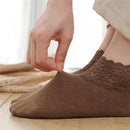 Kit 5 Pares de Meias Femininas de Lã – Térmicas, Felpudas e Super Quentinhas para o Inverno