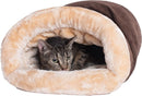 Cama Toca para Gatos e Cachorros Pequenos – Ninho Quentinho Desmontável para Outono e Inverno