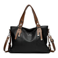 Bolsa Feminina Tote Grande em PU Macio, Bolsa de Ombro e Transversal Elegante para Uso Diário