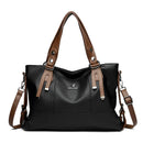 Bolsa Feminina Tote Grande em PU Macio, Bolsa de Ombro e Transversal Elegante para Uso Diário