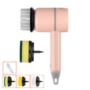 Escova Elétrica de Limpeza Recarregável USB – Removedor de Sujeira para Banheiro, Cozinha, Azulejos e Louças