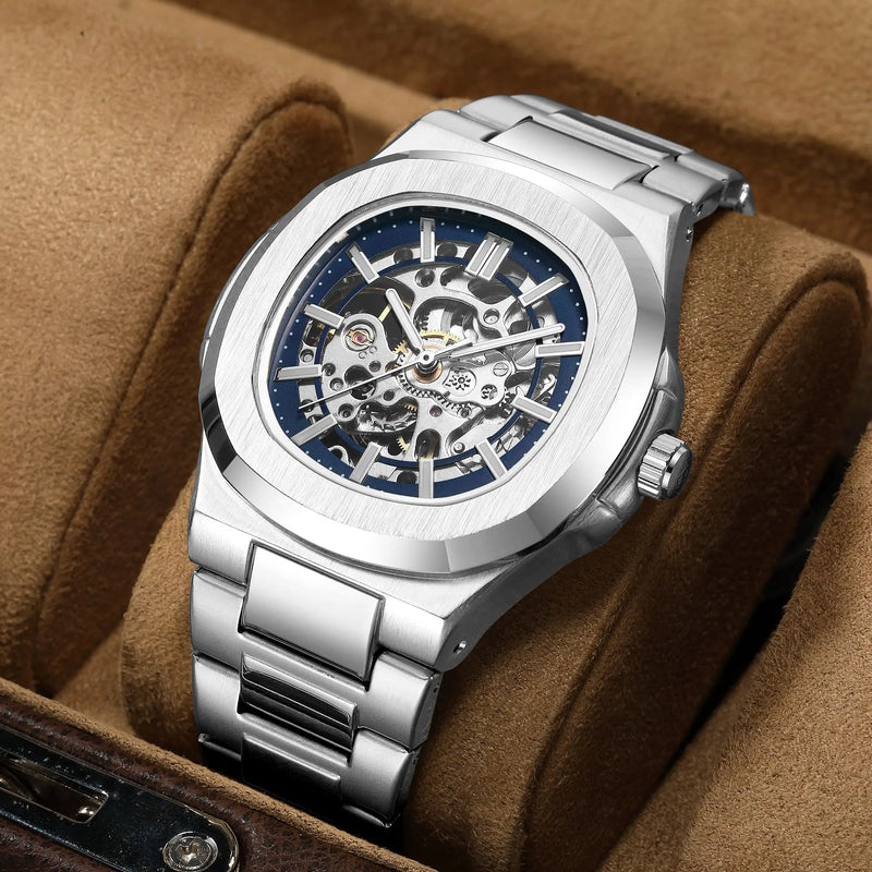 Relógio Masculino Gorben® Automático Luxury – Elegância Dourada, Presença e Sofisticação Todos os Dias