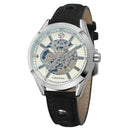 Relógio Mecânico Automático Masculino Premium – Skeleton Transparente com Vidro Azul e Estilo Sofisticado